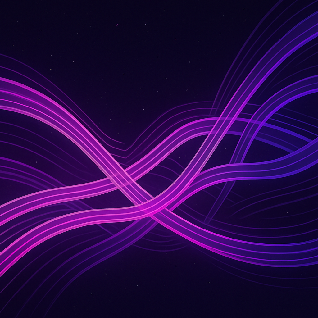 Abstract high-speed data stream illustration